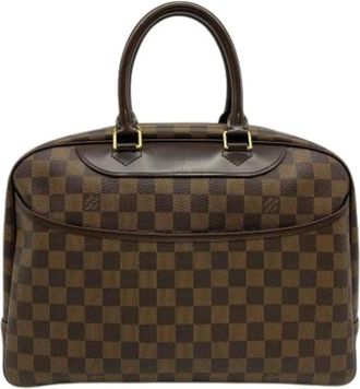Louis Vuitton Pre-owned Handbags, female, Brown, Size: ONE SIZE Pre-owned Vintage Damier Ebene Handbag