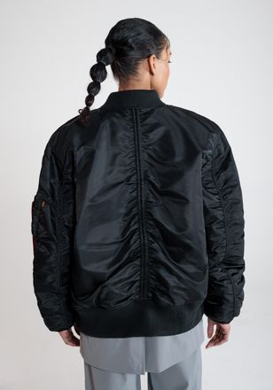 Alpha Industries Bomberjacke ALPHA INDUSTRIES CWU MA-1 Bomber NC Women, Damen, Gr. S/M, schwarz, Obermaterial: 100% Nylon, Lining/F&uuml;llung: 100% Polyester, Jacken Bombe