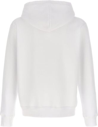 Dsquared2 Rubberized Logo Hoodie - White