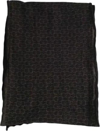 Gucci Pre-owned Scarves, male, Black, Size: ONE SIZE Pre-owned Foulard