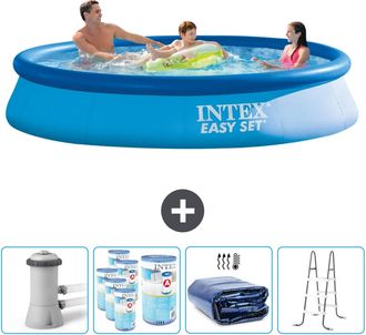 Intex Piscina Easy Set Redonda - 366x76 Cm - 7-piezas Scb95