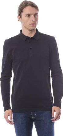 Roberto Cavalli Cotton Men Polo Shirt Long Mens Sleeve