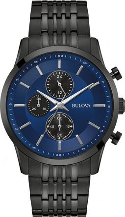 Bulova 98A300 Mens Classic Watch - Black - One Size