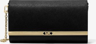 Michael Kors Mona Large Saffiano Leather Clutch