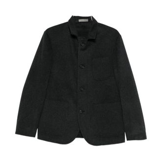 Corneliani Light Jackets, male, Gray, Size: 2XL Mens Clothing Outerwear Grey Aw25