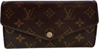 Louis Vuitton Pre-owned Monogram Long Wallet (bi-fold) - Heren - Vintage Accessoires - Bruin - ONE Size - Leer - Vintage