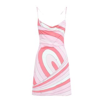 Pucci Jersey Mini Jurk - Dames - Jurken - Roze - Maat: M Jersey