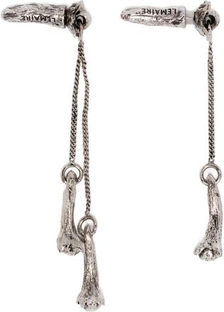 Christophe Lemaire chain earrings - Silver