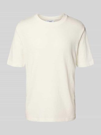 Marc O'Polo Denim Marc OPolo Denim Regular Fit T-Shirt aus reiner Baumwolle in Offwhite, Größe XXL