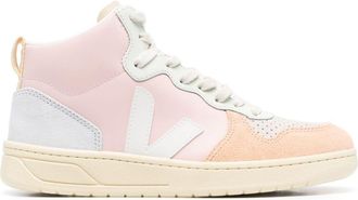 Veja V-15 leather sneakers - women - Calf Leather/Fabric/Rubber - 36 - Pink