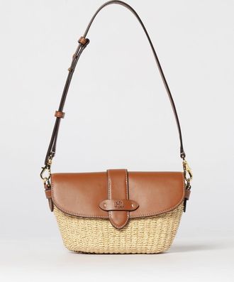 Lauren Ralph Lauren Borsa Lynden Lauren Ralph Lauren in rafia e pelle