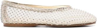 Forte_Forte Ballerinas - Dames - Ballerinas - Beige - 40 EU - Leer - Schoenen