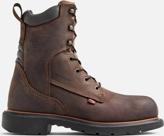 Red Wing Shoes Mens Dynaforce 8-Inch Insulated Waterproof Safety Toe Boots In Brown