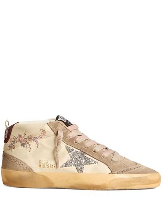 Golden Goose Sneakers Midstar con ricamo e design a inserti - Toni neutri