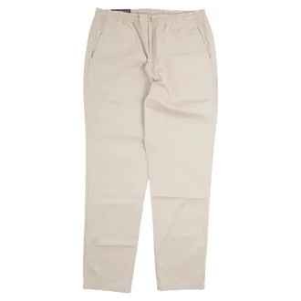 Polo Ralph Lauren Cropped Trousers, male, Beige, Size: XL Cfprepsterp Flat Pant