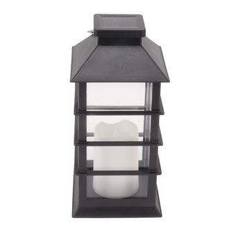OEM Juego De 2 Faroles Solares Colgantes Con Dise&ntilde;o De Vela E Iluminaci&oacute;n Led, Para Decorar Entradas De Veh&iacute;culos, Jardines Y C&eacute;spedes