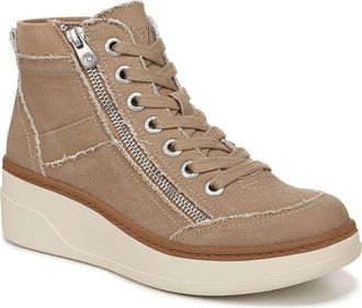 Blowfish Camden Wedge Sneaker in Desert Khaki Canvas at Nordstrom Rack, Size 7.5