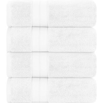 Modern Threads SpunLoft(TM) Bath Sheet - 35 x 66 - Pack of 4 in White at Nordstrom Rack