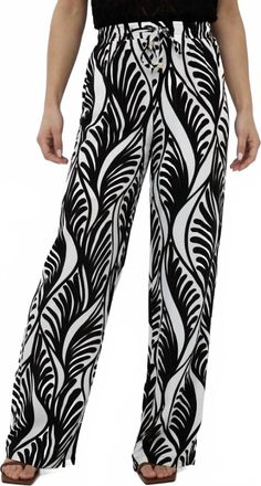 Esqualo Summer Vibes Trousers In Print