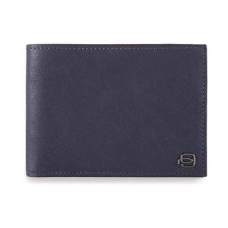 Piquadro Blue Clear Wallet with Rfid Protection