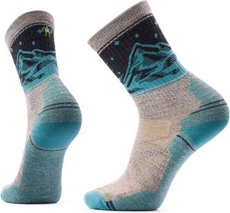 Smartwool Hike Light Cushion Valley View Crew Sock Wandersocken - Unisex | t&uuml;rkis