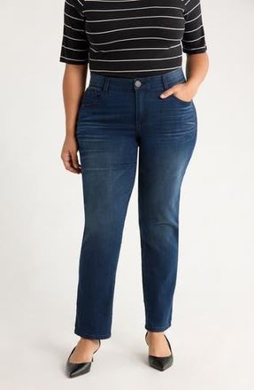 Wit & Wisdom Sawyer Straight Leg Jeans in Indigo at Nordstrom Rack, Size 22W