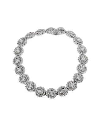 Chanel 18K 3.00 ct. tw. Diamond Camellia Tennis Bracelet (Authentic Pre-Loved)