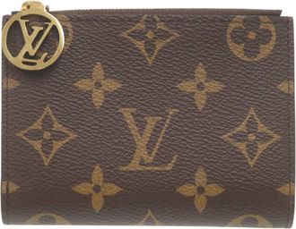 Louis Vuitton Brown Monogram Pink Monogram Wallet (Bi-Fold) (Pre-Owned)