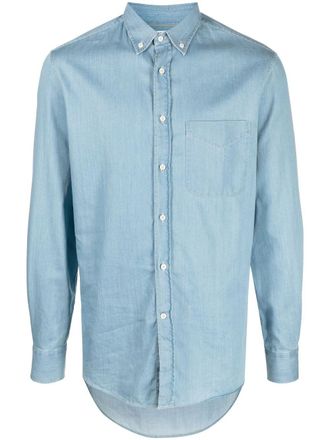 Brunello Cucinelli Camicia a maniche lunghe - Blu