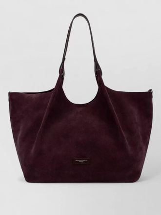 Gianni Chiarini dua tote bag suede finish dual handles