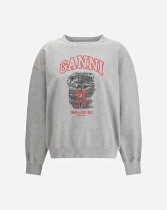 Ganni Kitty Sweatshirt Female XL