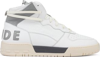 Rhude WHITE RHECESS MID SNEAKERS