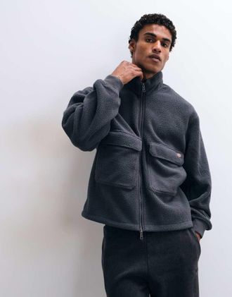 Dickies Paulden pile sherpa grigio antracite