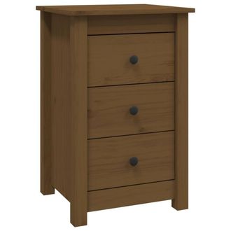 Berkfield Home Beautiful Bedside Cabinets 2 pcs Honey Brown 40x35x61.5 cm Solid