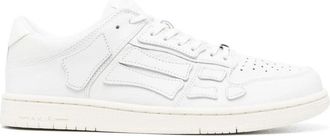 Amiri LEATHER SKEL LOW TOP SNEAKERS Size: 45, colour: WHITE
