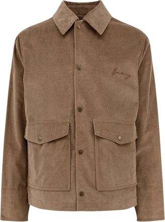 Burberry Stijlvolle jassen met technische kenmerken - Heren - Zomerjassen - Bruin - M - Katoen - Jassen
