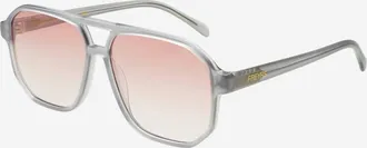 Freyrs Eyewear Unisex - Billie Aviator Sunglasses In Gray /pink