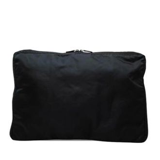 Prada Pre-owned Nylon Pouch - Dames - Pre-owned - Zwart - Maat: ONE Size Nylon