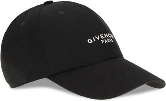 Givenchy Mens Logo Baseball Hat Black Cotton E Hairbands