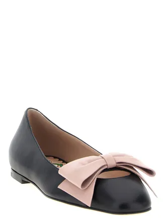 Valentino Garavani Bowow Ballet Flat - Black