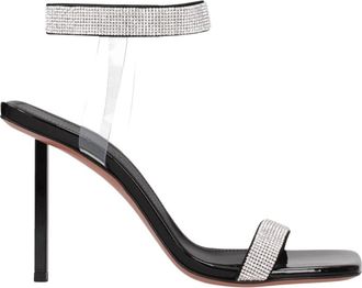 Amina Muaddi Donna, Scarpe, Nero, 37 1/2 EU, new