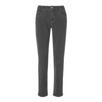 Anna Montana Dames, Jeans, Grijs, Maat: XL Denim