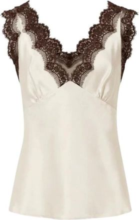 Pink Memories Tops, Dames, Beige, M, Memories Top