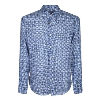 Peninsula Casual Shirts, male, Blue, Size: XL Salina Linen Shirt