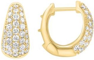 Effy Lab Grown Diamond Huggie Hoop Earrings in Gold at Nordstrom Rack