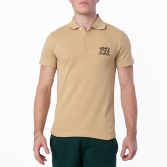 Burberry London Logo Embroidered Cotton Polo Shirt, Size Small