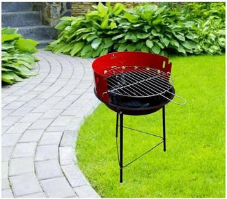 Trade Shop Trade Shop - Barbecue Bbq A Carbone Griglia Carbonella 2 Ripiani Giardino Campeggio