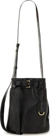 Moschino Black Tie Me Bucket Bag