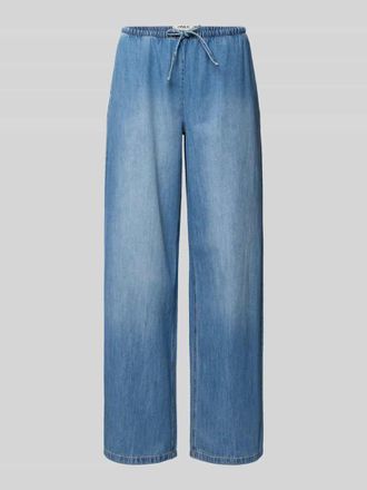 Only Wide Leg Jeans aus Baumwoll-Lyocell-Mix Modell LARIA in Jeansblau, Gr&ouml;&szlig;e XL