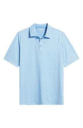Johnston & Murphy XC+ Game Day Performance Polo in Light Blue at Nordstrom, Size Xx-Large